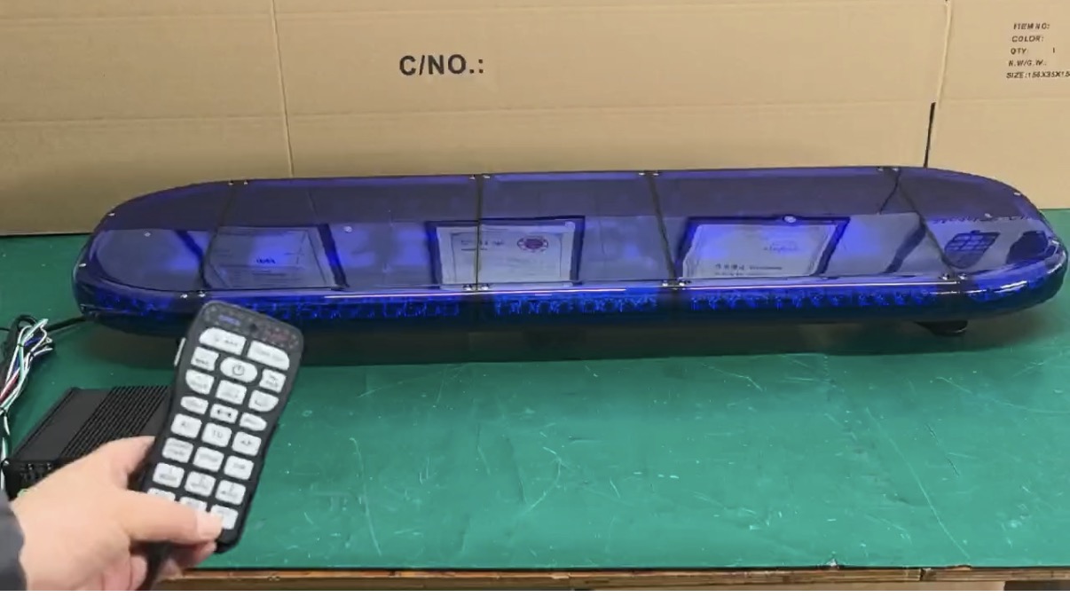 TBD-8500B with CJB811DK-3 barra de luces de sirena inteligente integrada