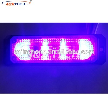 Luces estroboscópicas LED de emergencia de alta calidad con lente lineal de 4 PC