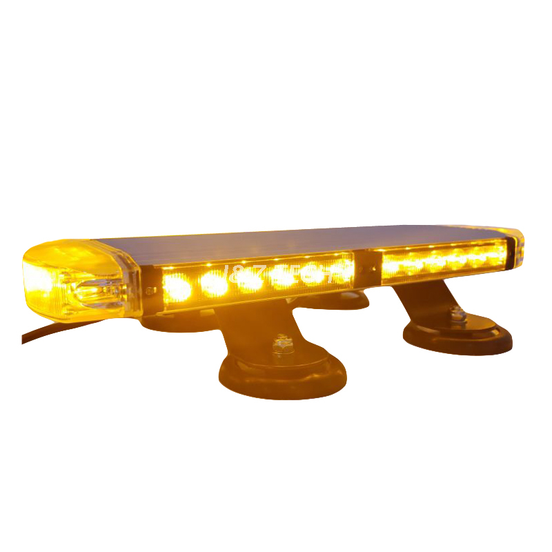 Mini barra de luces LED de policía de señal de advertencia de 13 pulgadas