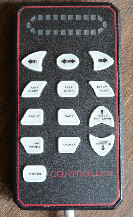 Caja controladora JZ TECH K888 con un solo color