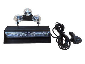 Mini luz de tablero LED con enchufe de cigarrillo intermitente lineal de 12 LED de 72 vatios 