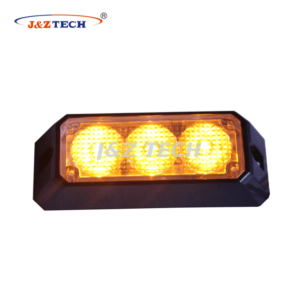 Luz estroboscópica LED para coche de emergencia con brillo estupendo de 3 LED