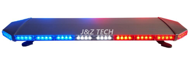 Barras de luces LED de tamaño completo de policía de aluminio de 1200 mm