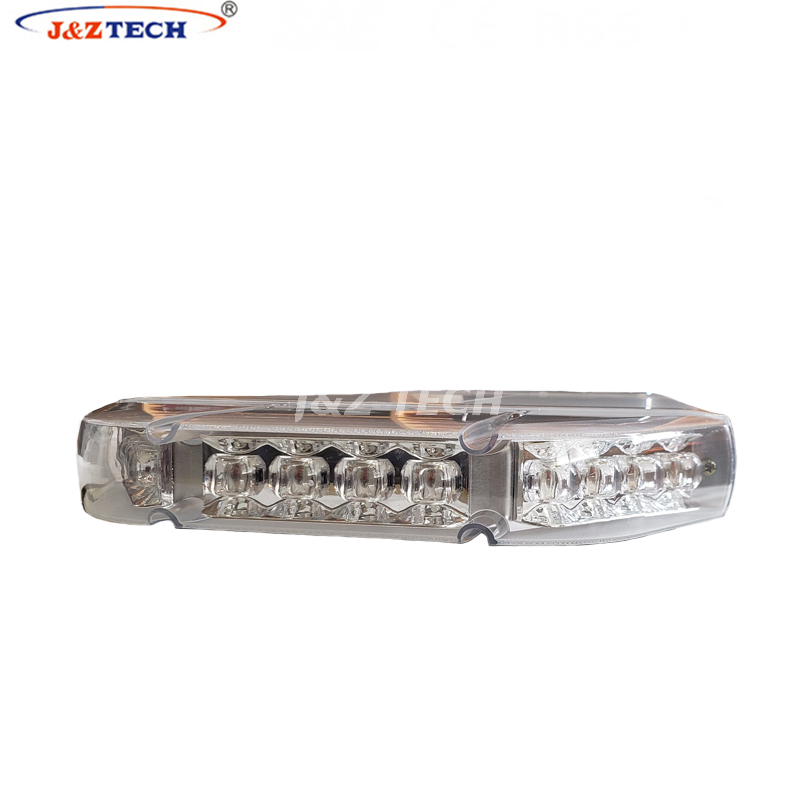Mini barra de luces LED de advertencia de aluminio plateado a precio de fábrica