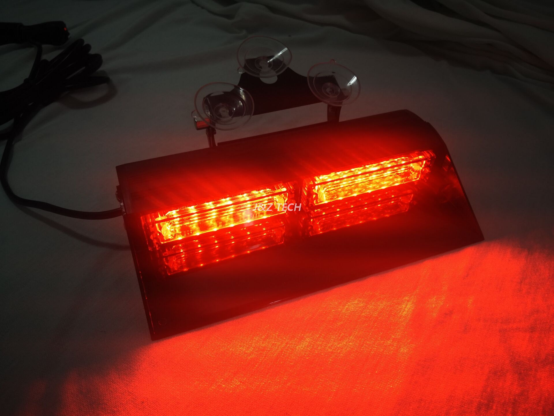 Luz de advertencia de tablero lineal de 12 LED para vehículo