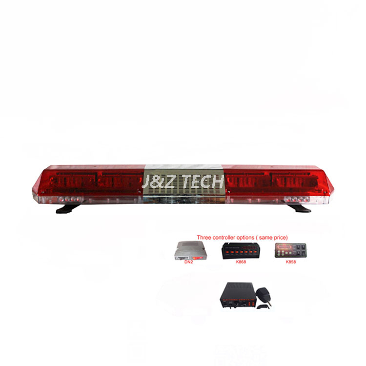 Barras de luces LED de tamaño completo Red Ambulance con altavoz