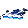 Kit de luces de advertencia para vehículos de 12 a 24 V con soportes de montaje individuales