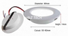 Downlight LED empotrable ultrafino de 3 W