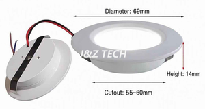 Downlight LED empotrable ultrafino de 3 W