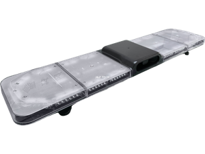 Sistema de advertencia de vehículos de emergencia integrado inteligente de fábrica Barra de luces LED de fila larga de 47 pulgadas con altavoz incorporado y sirena de automóvil