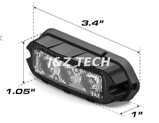 El color dual T3 llevó las luces estroboscópicas de rojo a azul, de verde a blanco para un color personalizado 