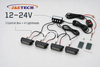 Kit de luces de advertencia para vehículos de 12 a 24 V con soportes de montaje individuales